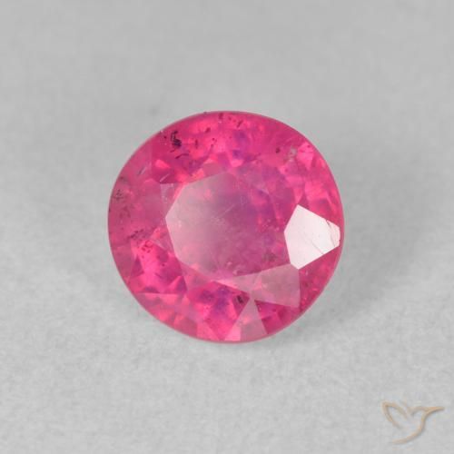 Rubí Rojo claro natural de 1.93 ct, Redondo, VS-SI
