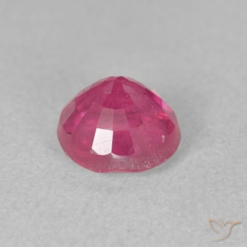 Rubí Rojo claro natural de 1.93 ct, Redondo, VS-SI