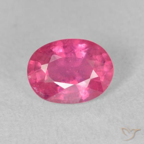 1.76ct Natural Rosado medio Rubí, Ovalada, VS-SI