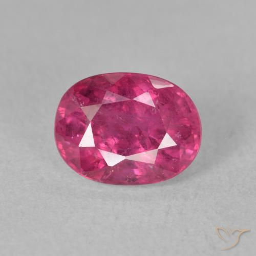 2.04ct Natural Magenta intenso Rubí, Ovalada, SI