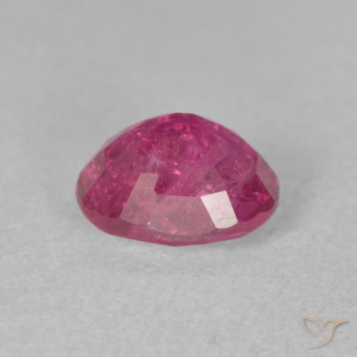 Rubí Magenta intenso natural de 2.04 ct, Ovalada, SI