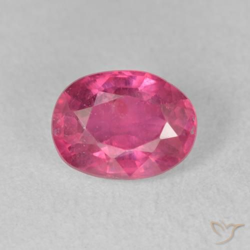 1.87ct Natural Rosa oscuro Rubí, Ovalada, VS-SI