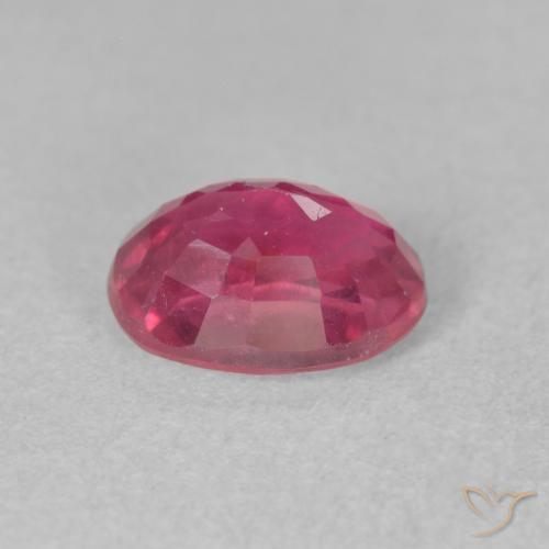 Rubí Rosa oscuro natural de 1.87 ct, Ovalada, VS-SI