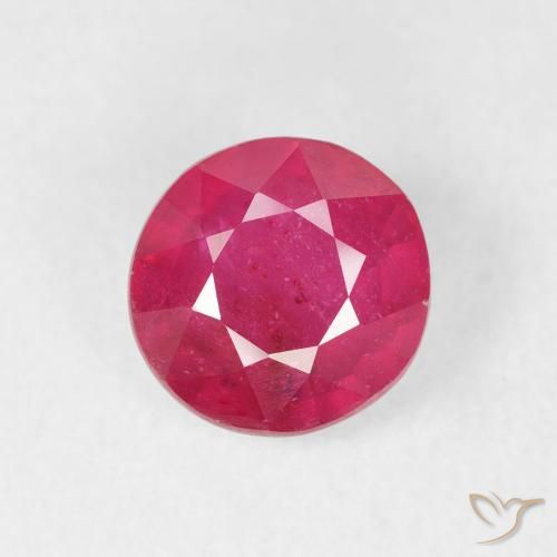1.72ct Natural Rojo rosado Rubí, Redondo, VS-SI