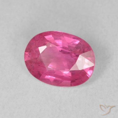 Rubí Rosado rojizo natural de 1.50 ct, Ovalada, VS-SI