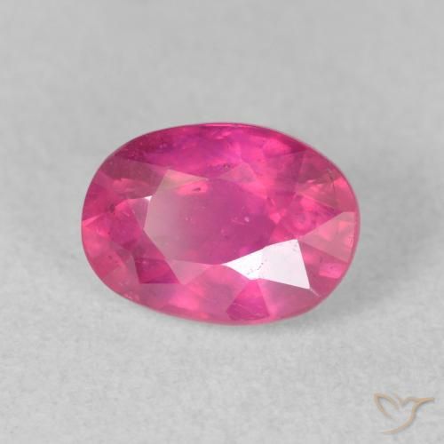 Rubí Medium Dark-Pink natural de 2.20 ct, Ovalada, VS-SI