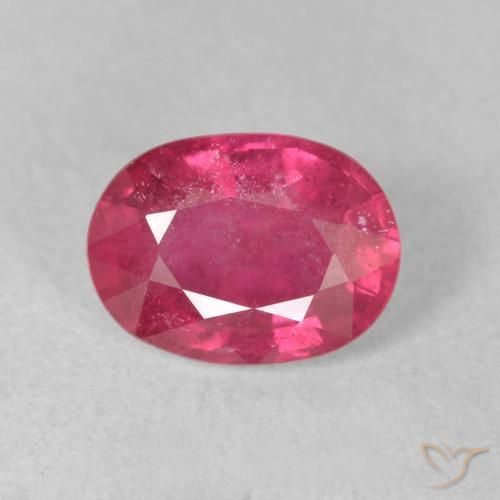 1.78ct Natural Rosa magenta Rubí, Ovalada, VS-SI