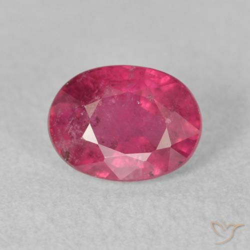 2.05ct Natural Rojo rosado Rubí, Ovalada, VS-SI