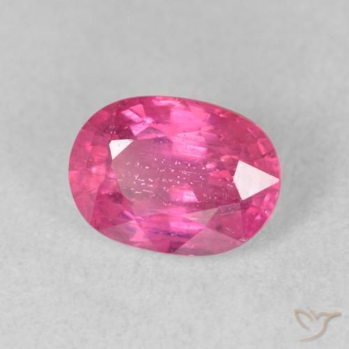 Rubí Rosado medio natural de 1.84 ct, Ovalada, VS-SI