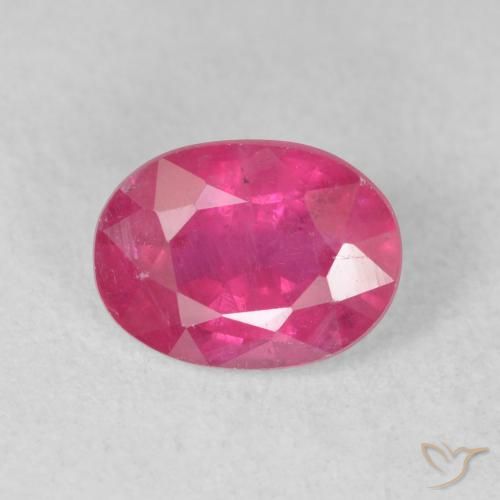 1.78ct Natural Rojo rosado Rubí, Ovalada, VS-SI
