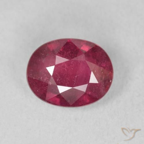 1.78ct Natural Carmesí intenso Rubí, Ovalada, VS-SI