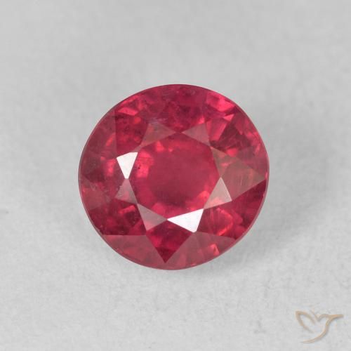 1.84ct Natural Carmesí intenso Rubí, Redondo, VS-SI