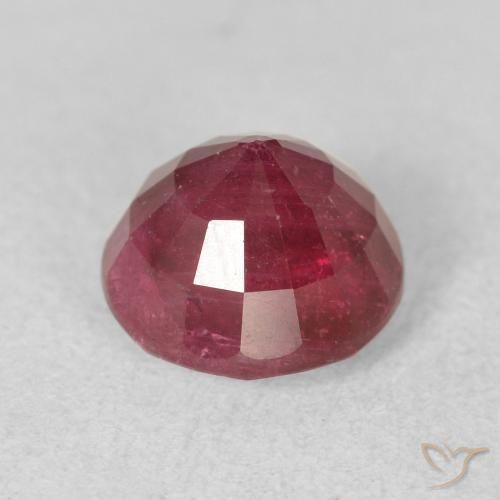 Rubí Rojo mermelada natural de 2.74 ct, Redondo, VS-SI