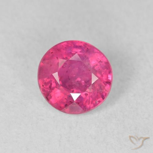 1.18ct Natural Rosado intenso Rubí, Redondo, VS-SI