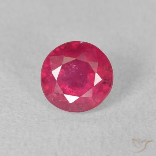 1.21ct Natural Rosado rojizo Rubí, Redondo, VS-SI