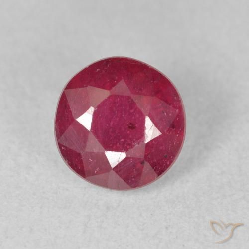 1.79ct Natural Rojo medio Rubí, Redondo, VS-SI