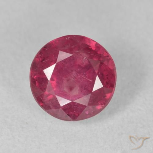 1.99ct Natural Rosado rojizo Rubí, Redondo, VS-SI