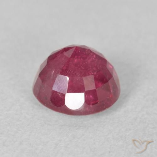 Rubí Rosado rojizo natural de 1.99 ct, Redondo, VS-SI