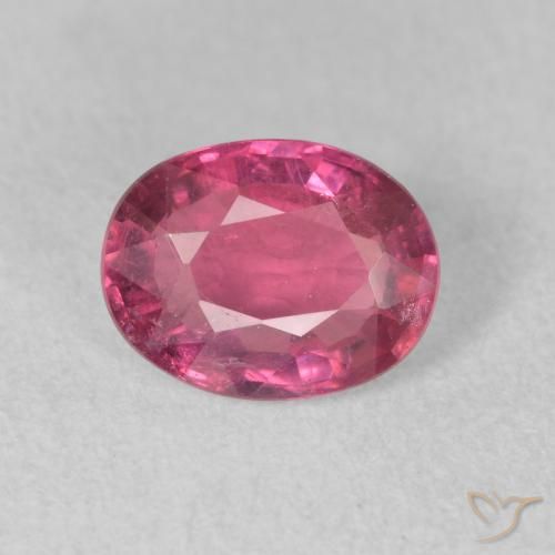 1.59ct Natural Rosado rojizo Rubí, Ovalada, VS-SI