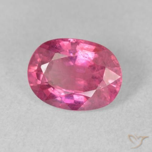 Rubí Rojo rosado natural de 1.86 ct, Ovalada, VS-SI
