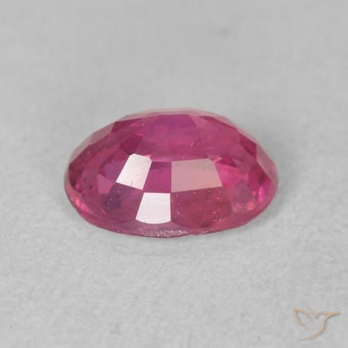 Rubí Rojo rosado natural de 1.86 ct, Ovalada, VS-SI