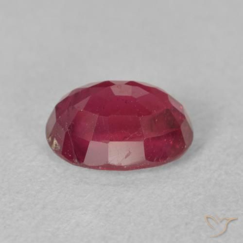 Rubí Medium Dark-Red natural de 2.01 ct, Ovalada, VS-SI