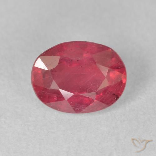 2.05ct Natural Rojo rosado Rubí, Ovalada, VS-SI