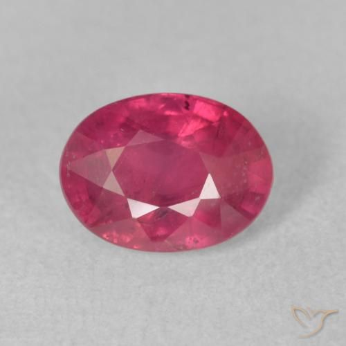 2.03ct Natural Rosado rojizo Rubí, Ovalada, VS-SI