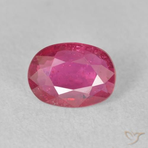 1.31ct Natural Rosado rojizo Rubí, Ovalada, VS-SI