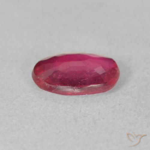 Rubí Rosado rojizo natural de 1.31 ct, Ovalada, VS-SI