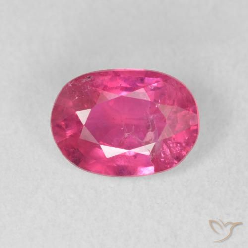 1.54ct Natural Rojo rosado Rubí, Ovalada, VS-SI