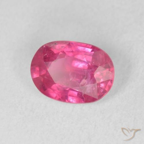 Rubí Rojo rosado natural de 1.54 ct, Ovalada, VS-SI