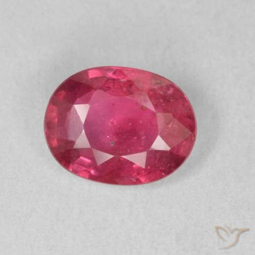 1.48ct Natural Rojo rosado Rubí, Ovalada, VS-SI