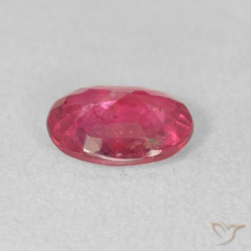 Rubí Rojo rosado natural de 1.48 ct, Ovalada, VS-SI