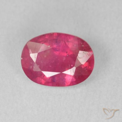 1.57ct Natural Rojo medio Rubí, Ovalada, VS-SI