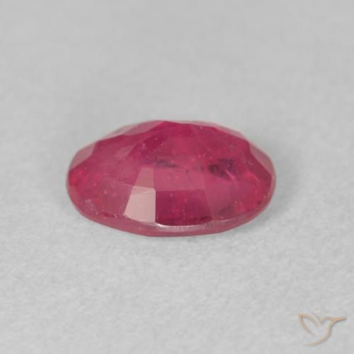 Rubí Rojo medio natural de 1.57 ct, Ovalada, VS-SI