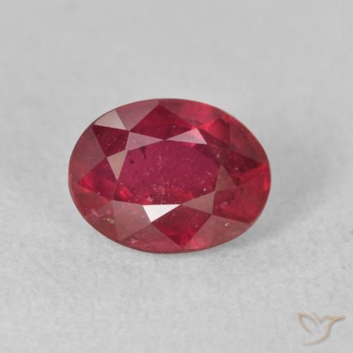 1.94ct Natural Rojo oscuro Rubí, Ovalada, VS-SI