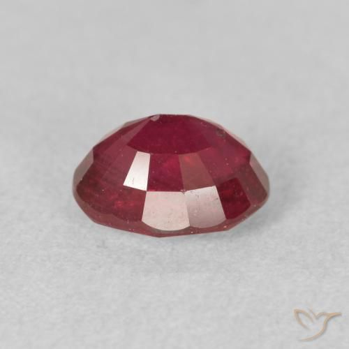 Rubí Rojo oscuro natural de 1.94 ct, Ovalada, VS-SI