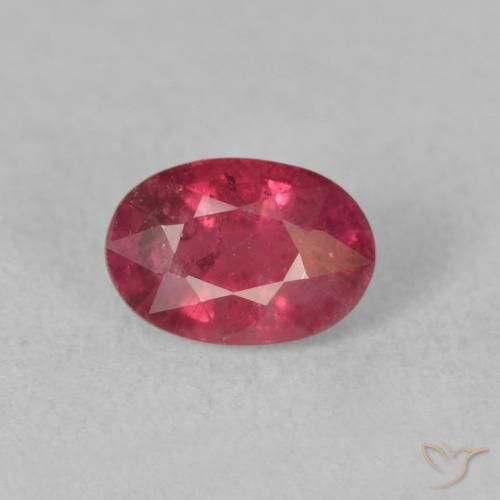 1.45ct Natural Rosado rojizo Rubí, Ovalada, VS-SI