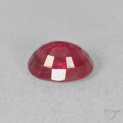 Rubí Rosado rojizo natural de 1.45 ct, Ovalada, VS-SI