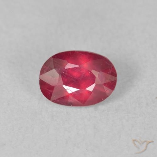 1.12ct Natural Rosado rojizo Rubí, Ovalada, VS-SI