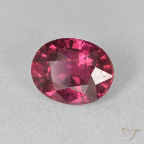 Rubí Rojo rosado natural de 1.92 ct, Ovalada, VS-SI
