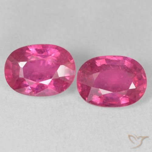 3.96ctw Natural Rojo rosado Rubí, Ovalada, VS-SI