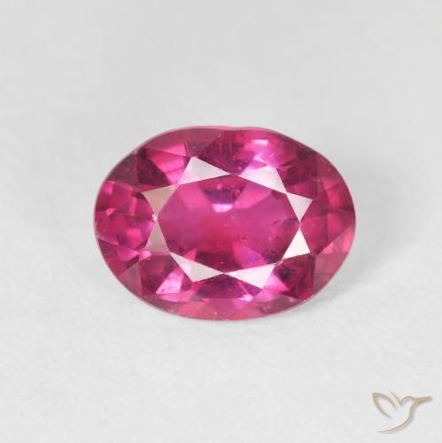2.17ct Natural Rosado intenso Rubí, Ovalada, VS