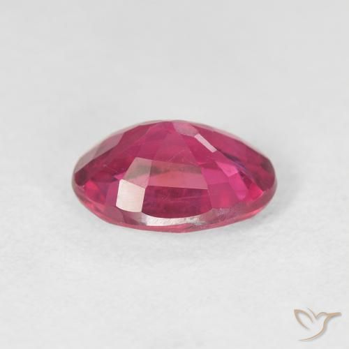 Rubí Rosado intenso natural de 2.17 ct, Ovalada, VS
