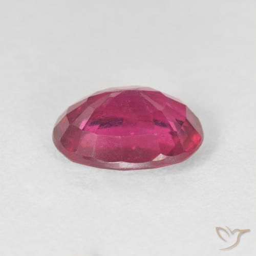 Rubí Rosado intenso natural de 2.53 ct, Ovalada, VS