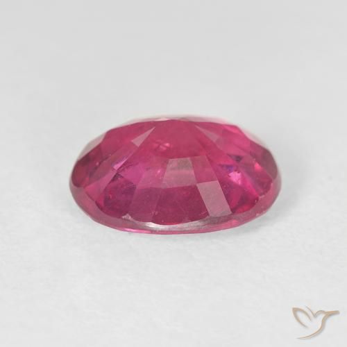 Rubí Medium Dark-Pink natural de 3.45 ct, Ovalada, VS