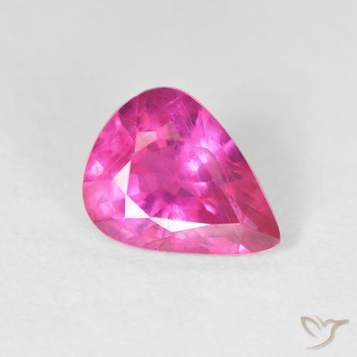 Rubí Magenta intenso natural de 2.09 ct, En forma de pera, VS