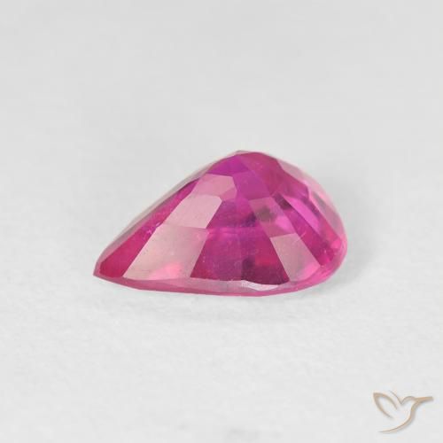Rubí Magenta intenso natural de 2.09 ct, En forma de pera, VS