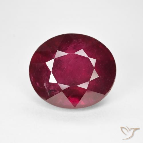 15.28ct Natural Rojo vino intenso Rubí, Ovalada, VS